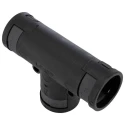 PMA Conduit Natural Black Polyamide 6 Cable Conduit Fitting NW23 x 3 Nominal Size IP66 