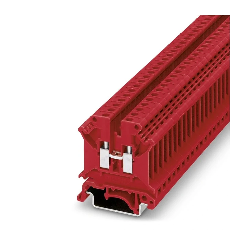 Phoenix Contact Red Feed Through Terminal Block 1-Level Screw Terminal UK 5 N RD Series 800V 41A 3026696