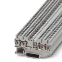 Phoenix Contact ST 1.5/S-QUATTRO Series DIN Rail Terminal Block Grey 0.08, 1.5 mm², 1-Level, Spring Cage 3213124