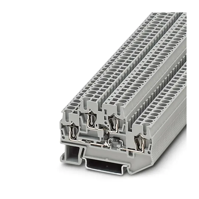 Phoenix Contact STTB 2.5-2DIO/O-UL/UR-UL Series DIN Rail Terminal Block Grey, 0.08mm² to 4 mm², 2-Level, Spring 3031584