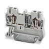 Phoenix Contact ST 2.5-DIO/L-R Series DIN Rail Terminal Block Grey, 0.08mm² to 4 mm², 1-Level, Spring Cage 3036262