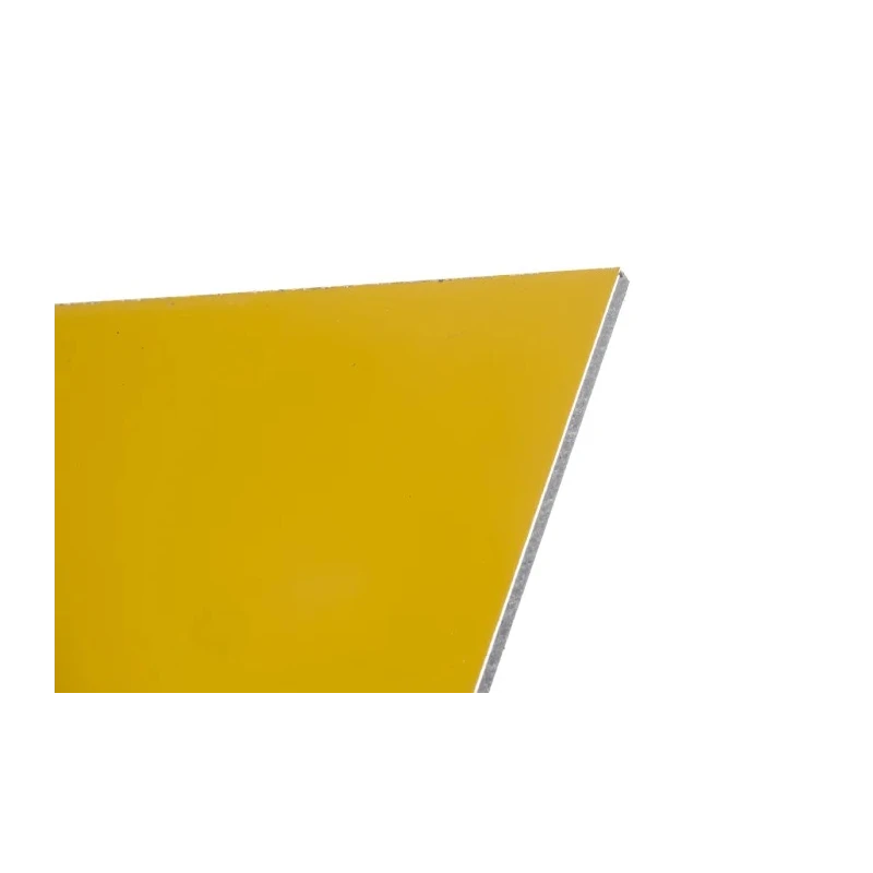 RS PRO Yellow Aluminium Composite Sheet 600 mm x 600 mm, 3 mm Thick 778-1703