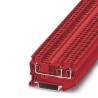 Phoenix Contact DIN Rail Terminal Block 800V 28A Red Feed Through 1-Level Spring Cage ST 2.5-TWIN RD 3031995