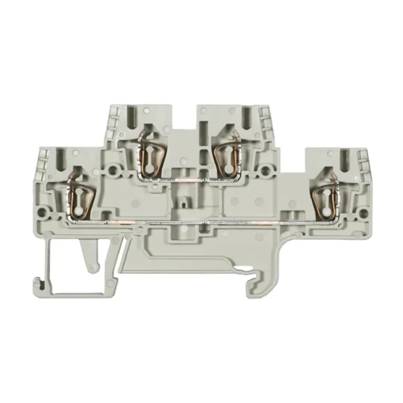 Wieland WKFN Series DIN Rail Terminal Block Grey, 2.5mm², 2-Level, Spring Clamp, 500V, 24A 56.703.7055.0