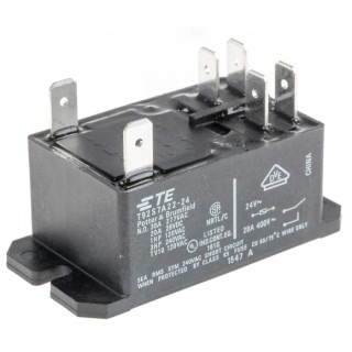 TE Connectivity Panel Power Relay 24V AC Coil 30A Switching Current DPST T92S7A22-24 1393212-4