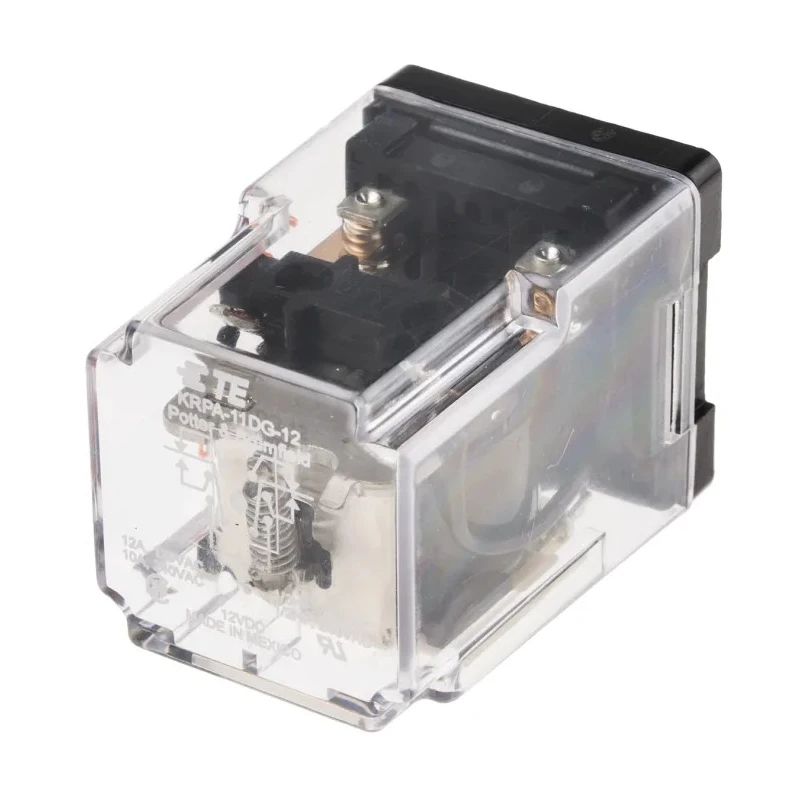 TE Connectivity General Purpose Power Relay 12V DC Coil 10A Switching Current DPDT KRPA-11DG-12