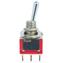 TE Connectivity Panel Mount Toggle Switch SPDT On-Off-(On), Solder Terminal, 28 V dc, 120 V ac A107SYZQ04