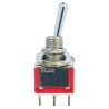 TE Connectivity Panel Mount Toggle Switch SPDT On-Off-(On), Solder Terminal, 28 V dc, 120 V ac A107SYZQ04