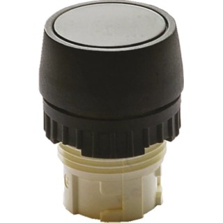RS PRO Push Button Switch Round Actuator IP66 IP67 Black 784-0066