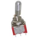 TE Connectivity Panel Mount Toggle Switch SPDT On-On 5A 28V DC 120V AC Gemini A Series A101KZQ04