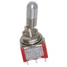TE Connectivity Panel Mount Toggle Switch SPDT On-On 5A 28V DC 120V AC Gemini A Series A101KZQ04