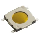 Wurth Elektronik Yellow Tactile Switch, SPST Momentary Surface Mount 20mA 15V DC 5mm x 5mm 431181008816
