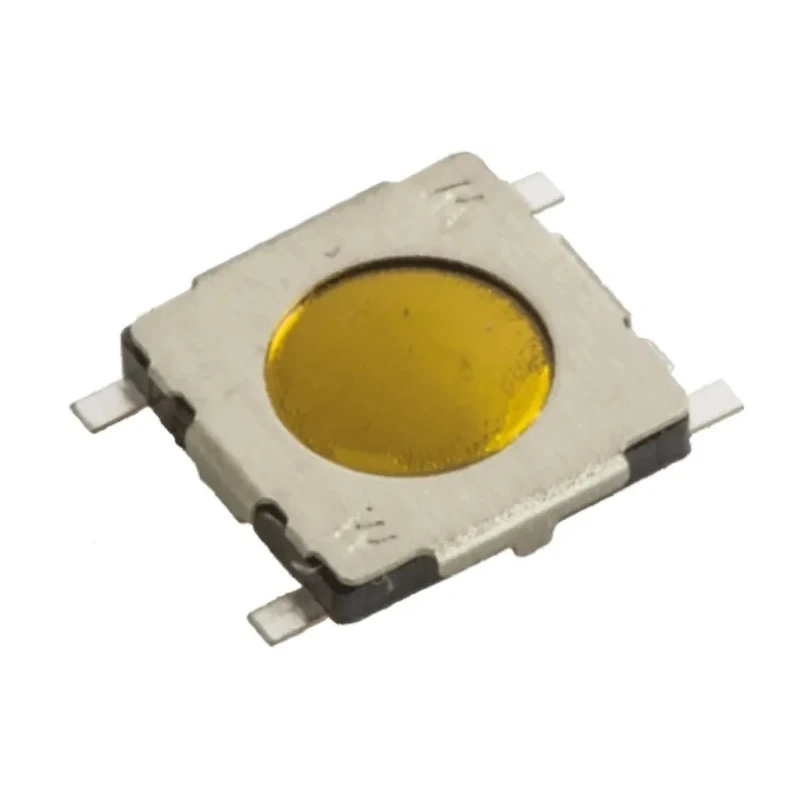 Wurth Elektronik Yellow Tactile Switch, SPST Momentary Surface Mount 20mA 15V DC 5mm x 5mm 431181008816