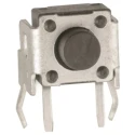 Alps Electric White Tactile Switch 0.6 mm Actuator SPST 50mA 12 V DC Through Hole 431256031716