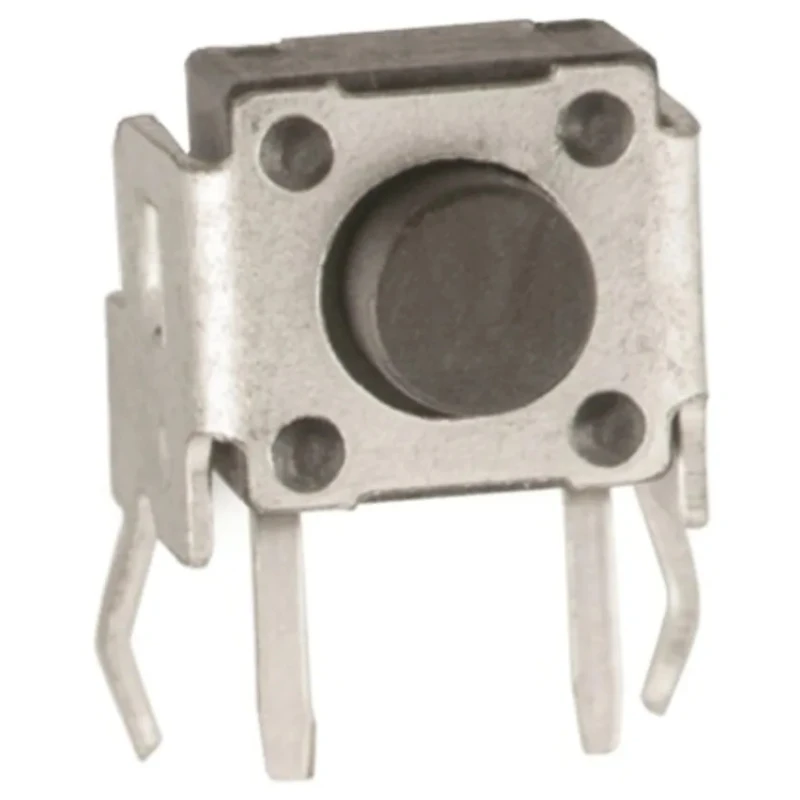 Alps Electric White Tactile Switch 0.6 mm Actuator SPST 50mA 12 V DC Through Hole 431256031716