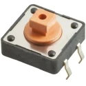 Wurth Elektronik Pink Tactile Switch Button 3.8 mm SPST 50mA 12 V dc Through Hole 430456073736