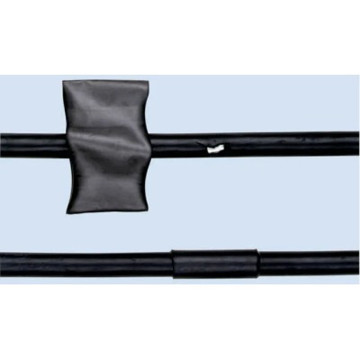 TE Connectivity Heat Shrink Tubing Black 101.6 mm Sleeve Diameter x 1.2 m Length 4:1 Ratio RP-4800-NR4-0-STK