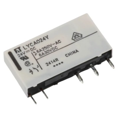 Fujitsu PCB Power Relay, 24V dc Coil Voltage, 6A Switching Current, SPDT Contact Configuration FTR-LYCA024Y