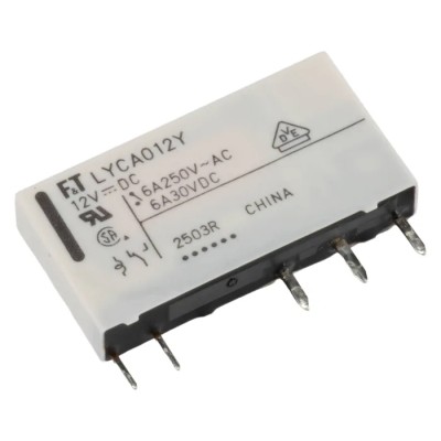 Fujitsu PCB Power Relay 12V DC Coil 6A Switching Current SPDT FTR-LYCA012Y