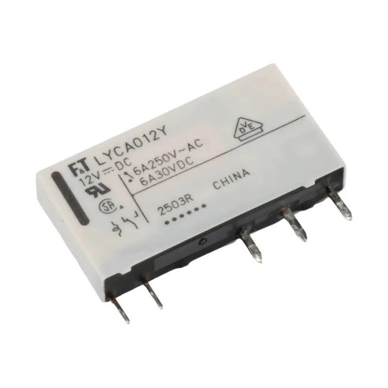 Fujitsu PCB Power Relay 12V DC Coil 6A Switching Current SPDT FTR-LYCA012Y