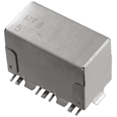 TE Connectivity High Frequency Surface Relay 12V DC Coil 2A SPDT Gold Plated Contacts HF6 Series 1462052-6