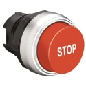 Lovato Electric Platinum Series Red Spring Return Push Button Head, 22 mm Cutout, IP66 IP67 IP69K LPCB2134