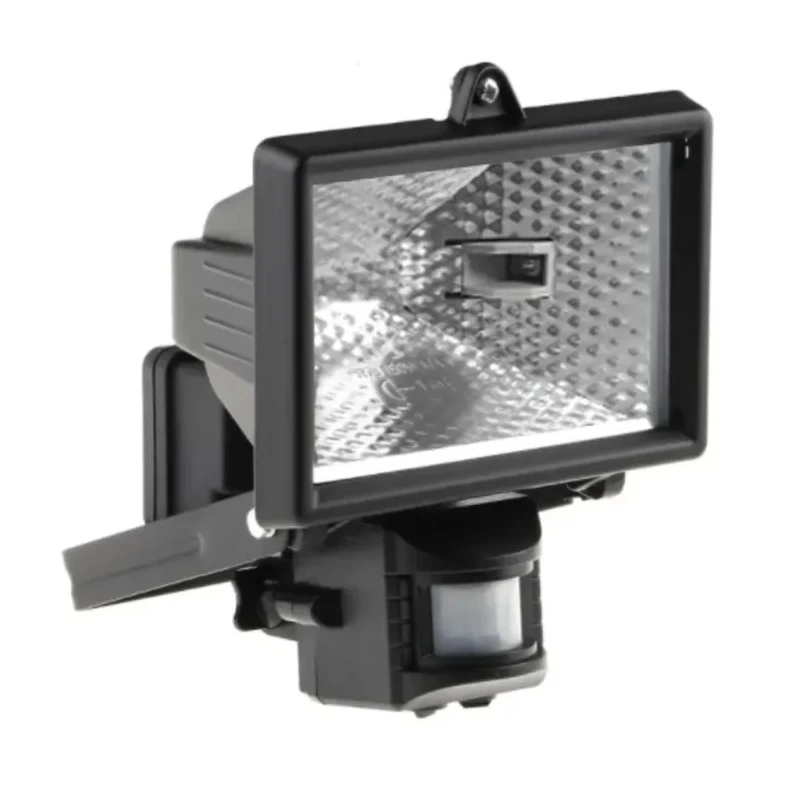 RS PRO PIR Included Floodlight IP44 240V AC 120W Zinc Alloy Housing IP44 Rated IP Sensor Security Light IP44