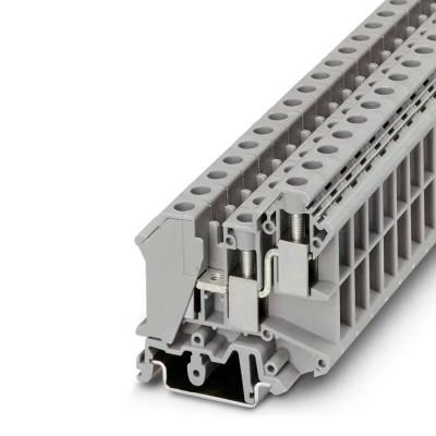 Phoenix Contact UK 10-TWIN 2-Level Fused Feed Through Terminal Block Grey 0.5mm² to 10mm² Screw Termination 3005196