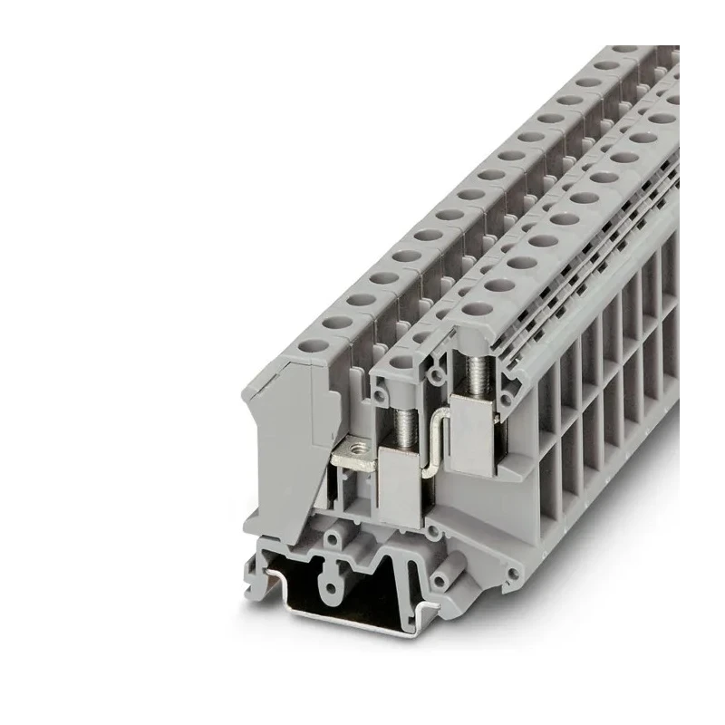 Phoenix Contact UK 10-TWIN 2-Level Fused Feed Through Terminal Block Grey 0.5mm² to 10mm² Screw Termination 3005196