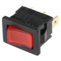 RS PRO Illuminated SPST On-Off On-Off Rocker Switch Panel, Aluminium Housing, 13A, IP66, Red Actuator 793-2468
