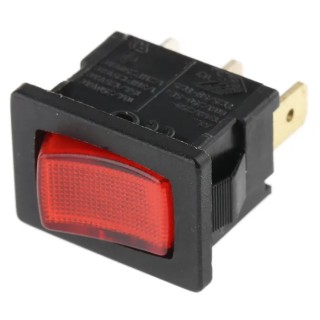RS PRO Illuminated SPST On-Off On-Off Rocker Switch Panel, Aluminium Housing, 13A, IP66, Red Actuator 793-2468