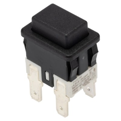 RS PRO Push Button Switch Latching Panel Mount DPDT Flat Actuator 13 mm Cutout IP67 250V AC 16A 793-2544