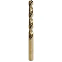 Dormer Cobalt Steel Drill Bit 6.5mm Shank Size, 101mm Overall Length, 63mm Drilling Length, 4 Flutes Helical, Bronze A7776.5