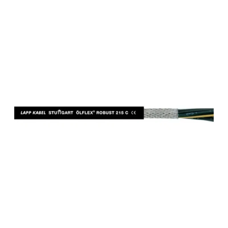 Lapp ÖLFLEX ROBUST 215 C Control Cable 12 Cores 15 AWG 50 m Screened Stranded Black Polypropylene Sheath 0022760