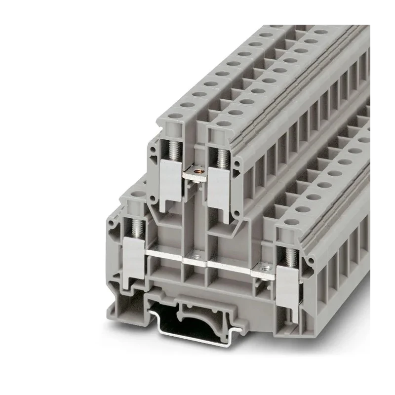 Phoenix Contact Double Level Terminal Block Grey, Feed Through, 0.15-16 mm², 2-Level, Screw Termination, 500V, 57A 2772077