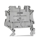 Phoenix Contact UT 4-DIO/L-R Series Component Terminal Block Grey, 4mm², 1-Level, Screw Termination, 800V, 500mA 3046210