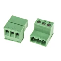 RS PRO Pluggable Terminal Block 3-Contact, 5.08 mm Pitch, 12A, Polyamide Housing, Screw Connection, Green, Series 790-0783