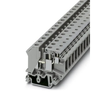 Phoenix Contact UK 10-PLUS Series Grey Feed Through Terminal Block 0.5mm² to 10mm², 2-Level Screw Termination 3001381