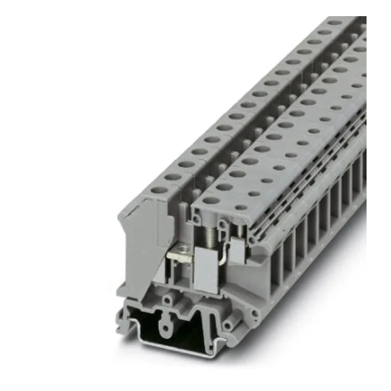 Phoenix Contact UK 10-PLUS Series Grey Feed Through Terminal Block 0.5mm² to 10mm², 2-Level Screw Termination 3001381