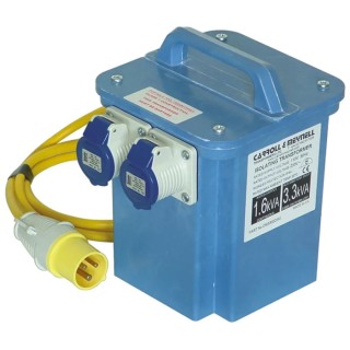 Carroll & Meynell Site Transformer 3 kVA, 110 V ac Primary, 230 V Secondary, 16 A Output CM3300/200/SU