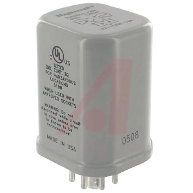 Schneider Electric Surface Power Relay 120V AC Coil 12A Switching Current DPDT 750XBXH-120A