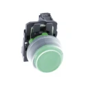 Schneider Electric Harmony XB5 Series 22 mm Panel Mount Push Button Switch SPST Spring Return Green LED IP66 XB5AP31