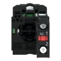 Schneider Electric Harmony XB5 Series Push Button Switch Spring Return Panel Mount 22 mm Cutout SPST Red LED 600 V XB5AL42