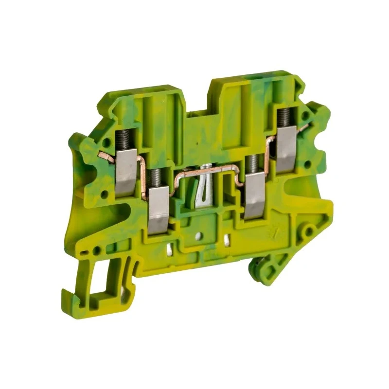 Phoenix Contact UT 2.5 Clipline Series Earth Terminal Block Green Yellow 2.5mm² 1-Level Screw Termination 3044568