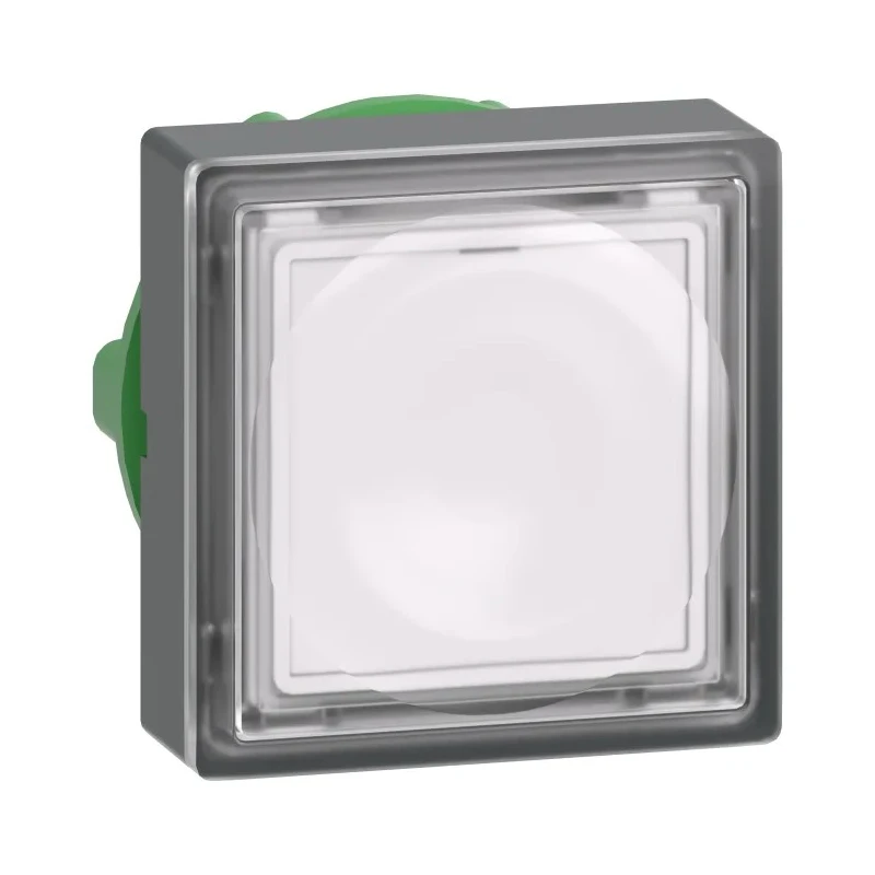 Schneider Electric Harmony XB5 Series White Momentary Square Push Button Head 22 mm Cutout IP66 ZB5CW313