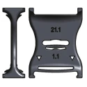 Igus Cable Trunking Accessory e-chain Cable Chain Separator Igumid G Material Black 21 mm Height 10 mm Width 21.1