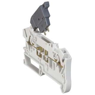Legrand 372 Series Feed Through Terminal Block Grey 2.5mm² 5-Level Spring Clamp 0 372 83