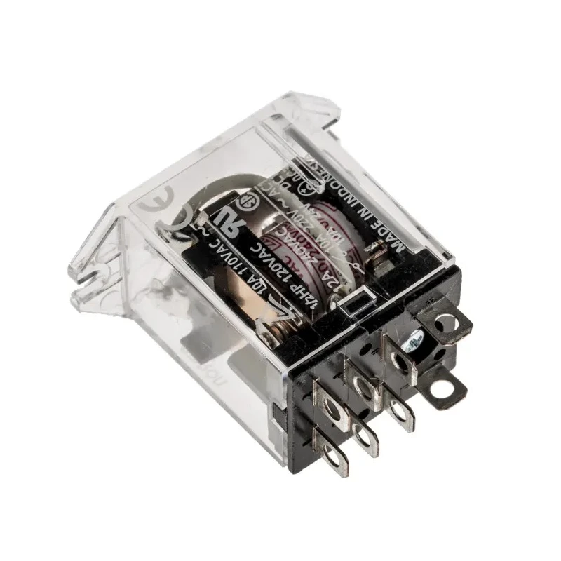 Omron Flange Power Relay 240V AC Coil, 10A Switching Current, DPDT Contact Configuration LY2F 220/240VAC