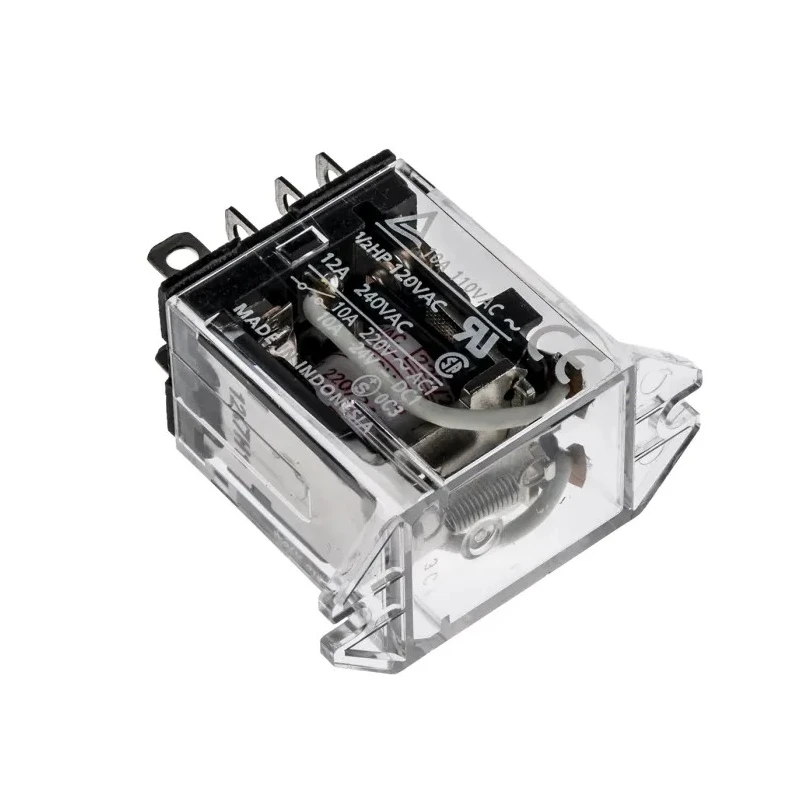 Omron Flange Power Relay 240V AC Coil, 10A Switching Current, DPDT Contact Configuration LY2F 220/240VAC