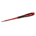 Bahco Standard Slotted Screwdriver 75 mm Blade, Bi-Material Handle, VDE/1000V Approved, 178mm Overall BE-8010S
